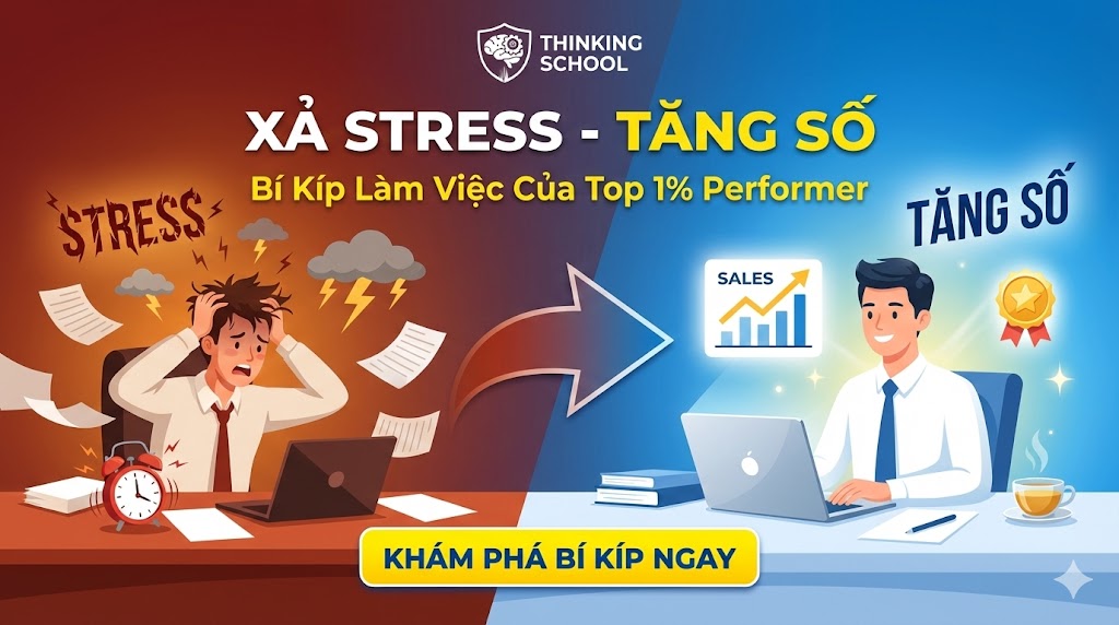 Xả Stress – Tăng Số: Bí Kíp Làm Việc Của Top 1% Performer